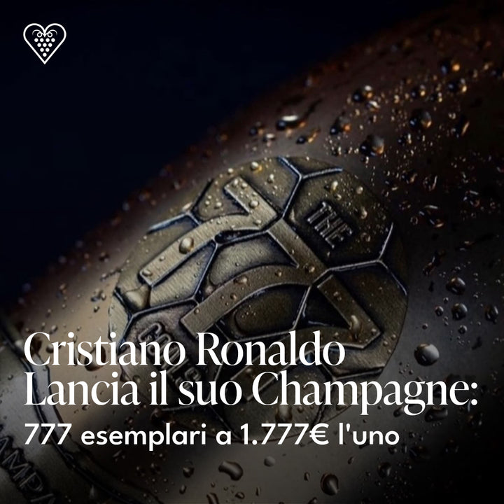 Cristiano Ronaldo lancia il suo Champagne