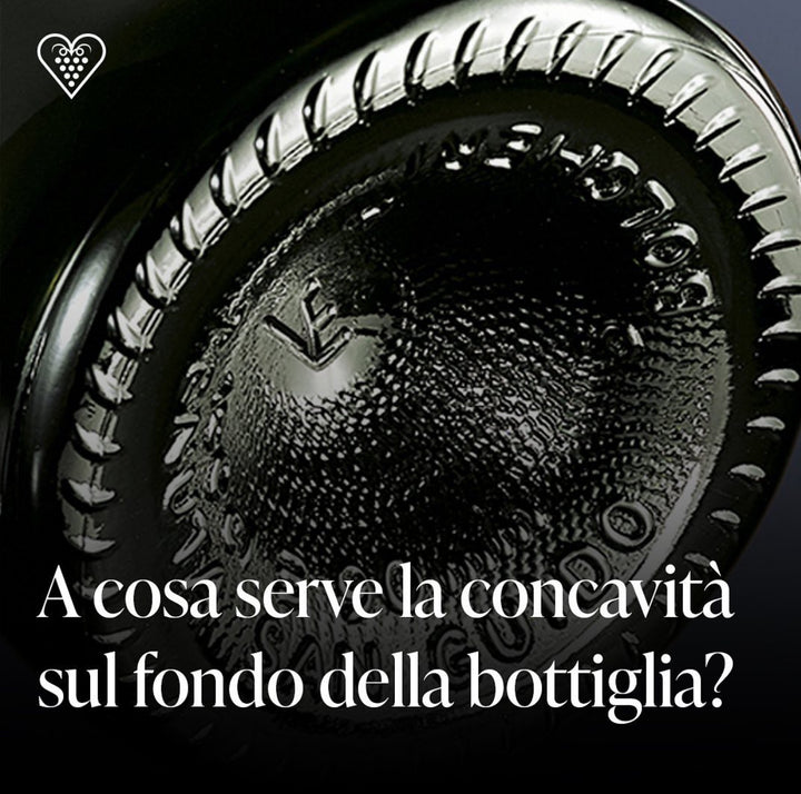 A cosa serve la concavità sul fondo della bottiglia?