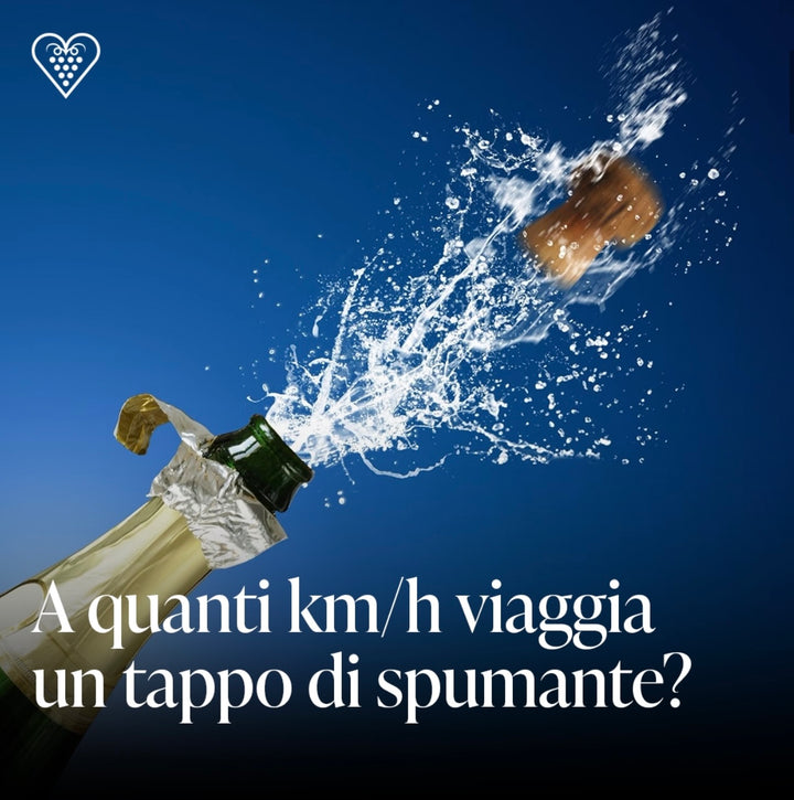 A quanti km\h viaggia un tappo di spumante?