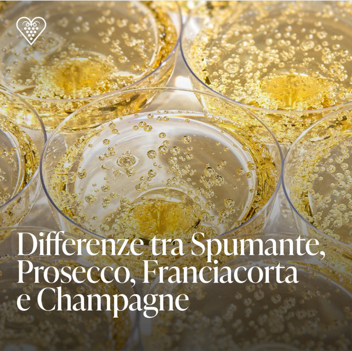 Differenze tra Spumante, Prosecco, Franciacorta e Champagne