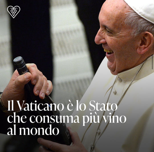 Il Vaticano è lo Stato che consuma più vino al mondo