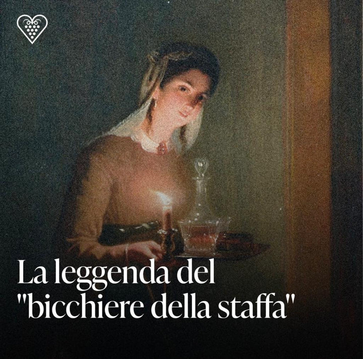 La leggenda del "bicchiere della staffa"