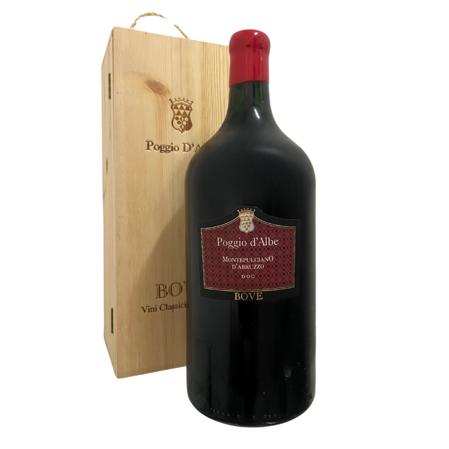 Bove Poggio d'Albe Montepulciano d'Abruzzo 2021 Jeroboam 3L (Box Legno)