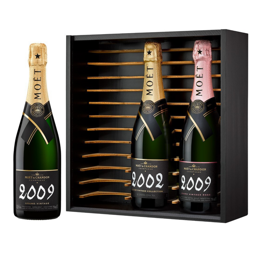 Moët & Chandon Grand Vintage Trilogy Box vintage 2002, 2009, 2009 Rosé (box)