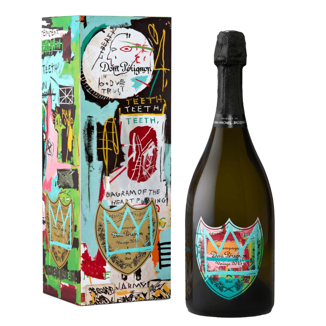 Dom Perignon x Jean-Michel Basquiat Limited Edition Vintage 2015 (Blu) Dom Perignon